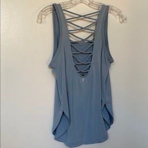 Strappy workout tank